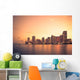 Beautiful Sunset over Miami Wall Decal