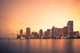 Beautiful Sunset over Miami Wall Decal