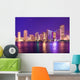 Beautiful Night Scene Skyline Wall Decal