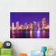 Beautiful Night Scene Skyline Wall Decal