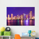 Beautiful Night Scene Skyline Wall Decal