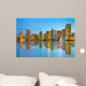Beautiful Miami Florida Skyline Wall Decal