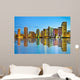 Beautiful Miami Florida Skyline Wall Decal
