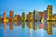 Beautiful Miami Florida Skyline Wall Decal