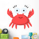 Crab cartoon icon. Illustration for web and mobile design. Wall Decal