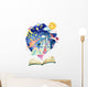 Watercolor Open Book Reading Wall Decal
