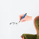 Hand with fountain pen Wall Decal