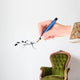 Hand with fountain pen Wall Decal