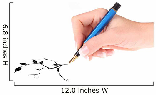 Hand with fountain pen Wall Decal