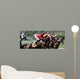 race horses coming out of the gate Wall Mural