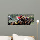 race horses coming out of the gate Wall Mural