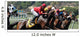 race horses coming out of the gate Wall Mural