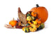 Pumpkin and Cornucopia Wall Decal