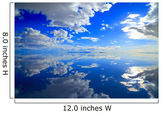 Reflected Cloudy Skies Wall Mural