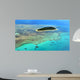 Aerial Green Island Reef Wall Decal