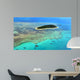 Aerial Green Island Reef Wall Decal