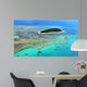 Aerial Green Island Reef Wall Decal