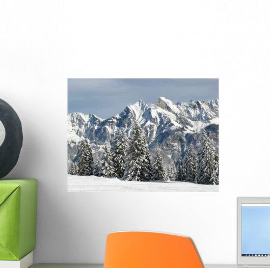 Winter Alps Wall Decal