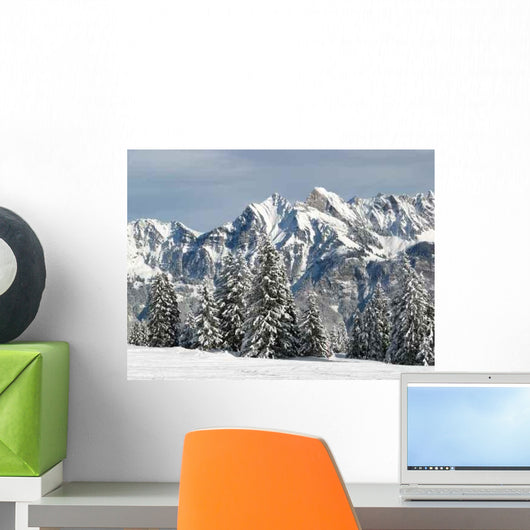 Winter Alps Wall Decal