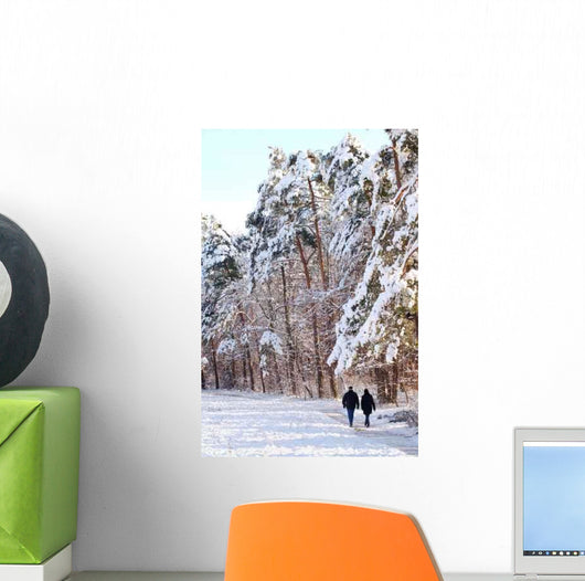 Snow Walk Wall Decal