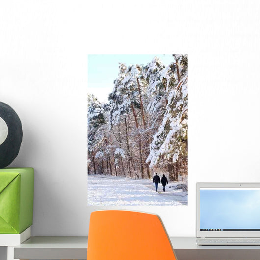 Snow Walk Wall Decal