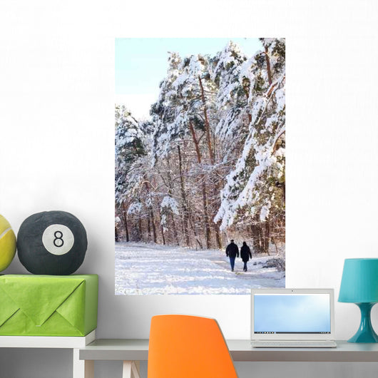 Snow Walk Wall Decal