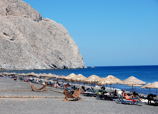 Amazing Beach Santorini Wall Mural