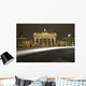 Brandenburg Gate at night Wall Mural