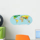 Map of World Wall Decal