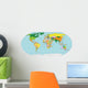 Map of World Wall Decal