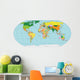 Map of World Wall Decal