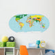 Map of World Wall Decal