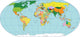 Map of World Wall Decal