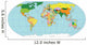 Map of World Wall Decal