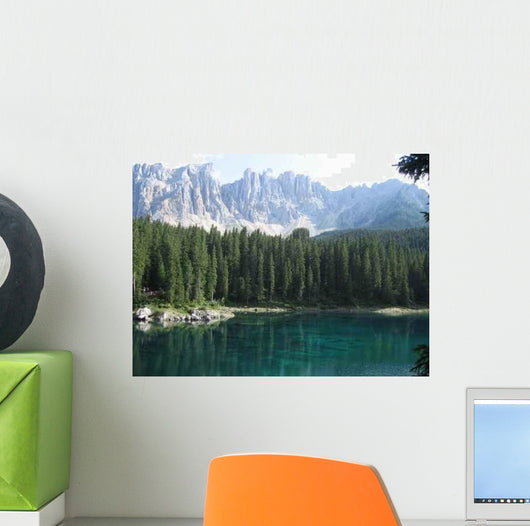 Lake Carezza Wall Decal