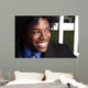 African American teen smiling Wall Mural
