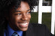 African American teen smiling Wall Mural