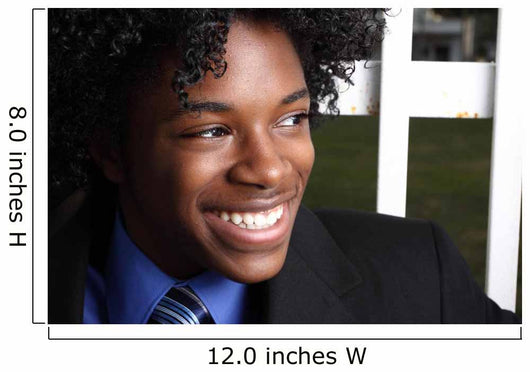 African American teen smiling Wall Mural