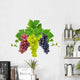 Three Fresh Grapes Wall Decal