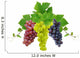 Three Fresh Grapes Wall Decal