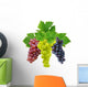 Three Various Grapes Wall Decal