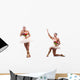 Man Ballet Tutu Wall Decal Sticker Set