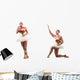 Man Ballet Tutu Wall Decal Sticker Set