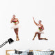 Man Ballet Tutu Wall Decal Sticker Set