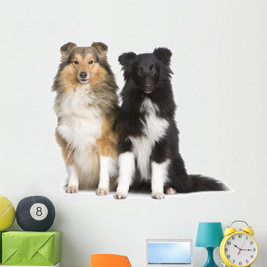 Couple of Shelties Wall Decal