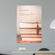 Matthew 11:28 Vintage tone of wooden cross on book background Wall Mural