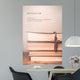 Matthew 11:28 Vintage tone of wooden cross on book background Wall Mural