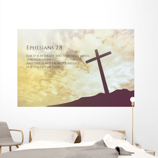 Ephesians 2 8 Bible Wall Mural Wallmonkeys