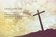 Ephesians 2:8 Vintage Bible Verse Background on one cross on a h Wall Mural