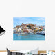 Colorful Ibiza Old Town Wall Decal